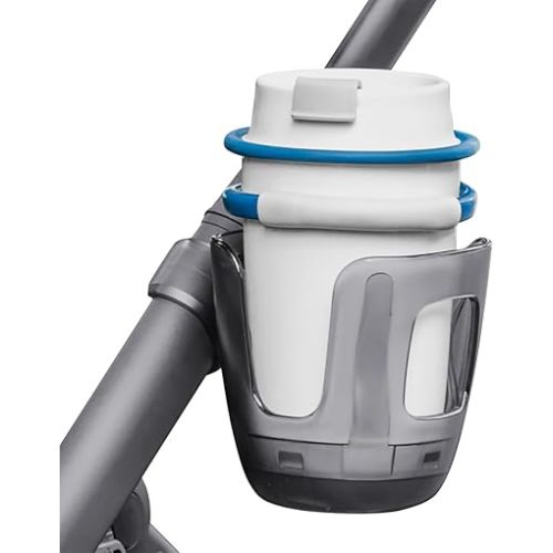 Stroller Cup Holder, Baby Cup Holder Compatible with UPPAbaby Vista, Cruz and Minu Strollers – Fits Most Cup Sizes, Quick-Release Design, 1 Pack + Bonus Hook Included