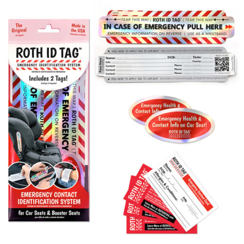 ROTH ID TAG™ Kit - ROTH ID TAG | Emergency Contact Identification Systems