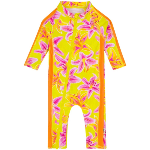 Sunsuit - Long Sleeve Romper Swimsuit | "Floral Takeover"
