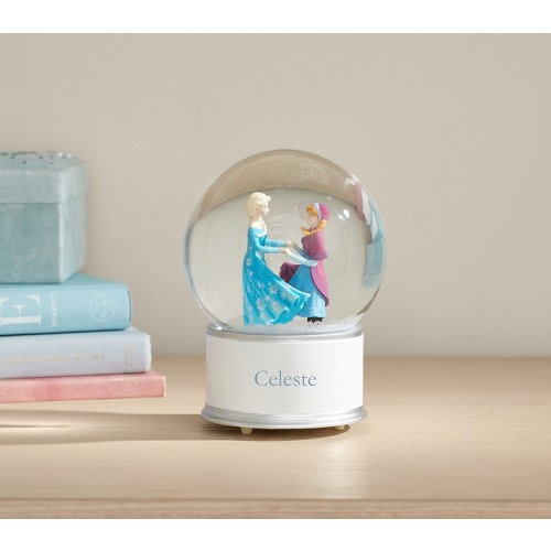 Disney's Frozen Anna And Elsa Musical Snow Globe