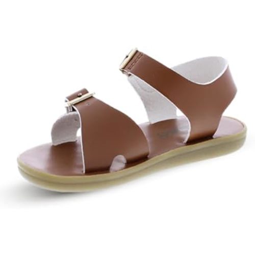 FOOTMATES Tide and Eco-Tide Waterproof Sandals for Boys and Girls with Slip-Resistant, Non-Marking Outsoles and Strap Closure for Infants, Toddlers, and Little Kids Ages 0-8