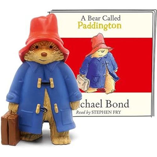 Tonies Paddington Bear Audio Toy Figurine from A Bear Called Paddington and Other Stories by Michael Bond, narrated by Celebrity Voices