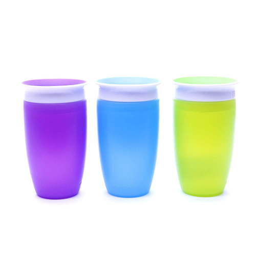 Munchkin Miracle 360 BPA Free Sippy Cup 10 ounce, 3 Count (Green Blue Orange)