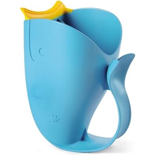 Skip Hop Baby Bath Rinse Cup MOBY Tear-free Waterfall Rinser Blue Age 0+