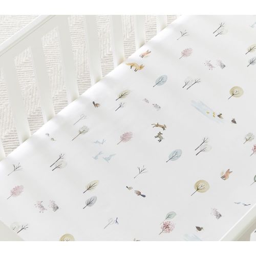 Dakota Woodland Organic Crib Fitted Sheet