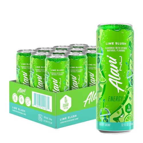 Energy Drink - Lime Slush - 12oz. (12 Cans)