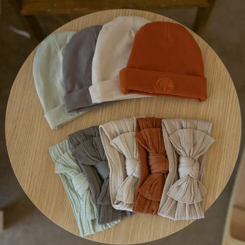 Baby Beanie 2-Pack | Soft Cotton Newborn Hats | Parker Baby Co.