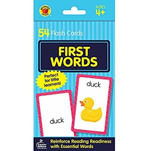 Carson Dellosa | First Words Flash Cards | Phonics, Preschool, 54ct