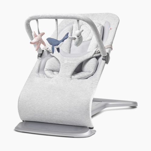 Ergobaby Evolve Bouncer Toy Bar - Light Heather Grey