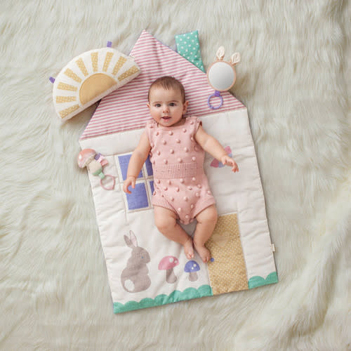 Bitzy Bespoke Tummy Time Cottage Play Mat