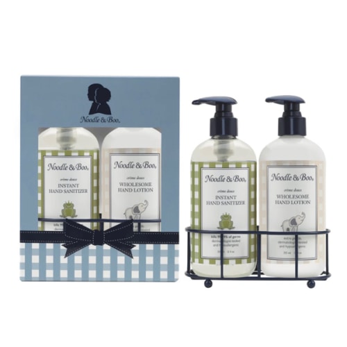 Hand Sanitizer & Lotion Caddy Set – Noodle & Boo