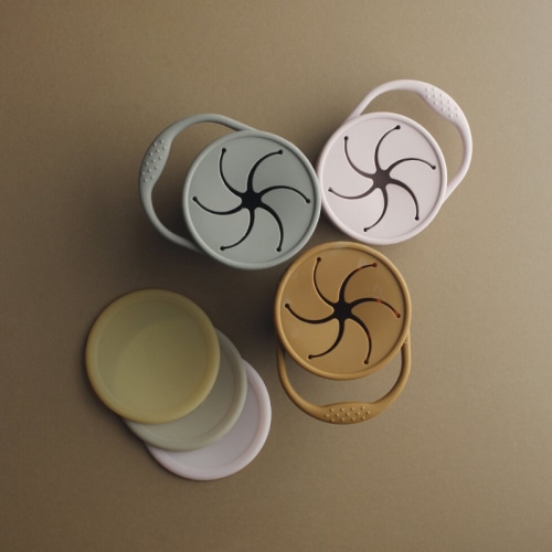 foldable silicone snack cup – bug + bean kids
