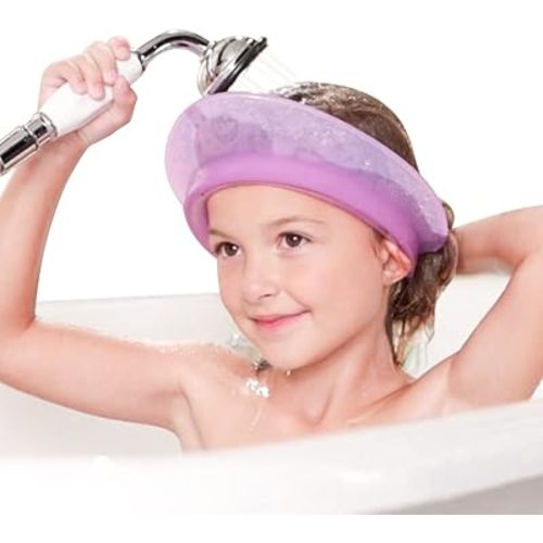Kair Bath Visor for Babies, Silicone Air Cushioned Shower Cap for kids, Shower Water Guard for 1-9 Years Children bath and Toddler Bath (Head Circumference Greater Than 15 Inches)
