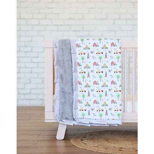 On the Farm Plush Blanket