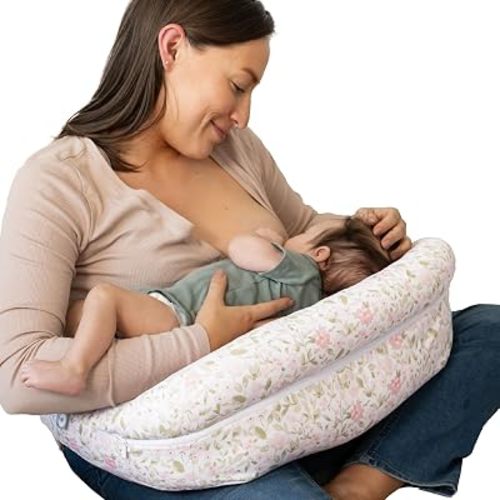 Boppy Complete Nursing Pillow, 2-in-1 Feeding Pillow with Bolster & Belt