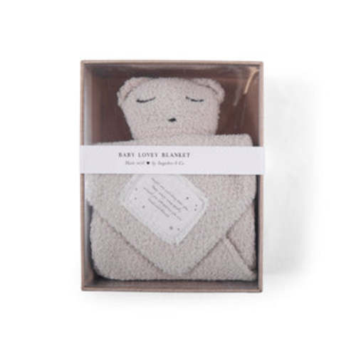 "Angels are watching" Bear Baby Lovey Blanket – Sugarboo & Co