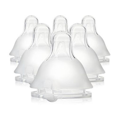 Evenflo 6pk Balance Standard-Neck Anti-Colic Baby Bottle Nipple - Medium Flow