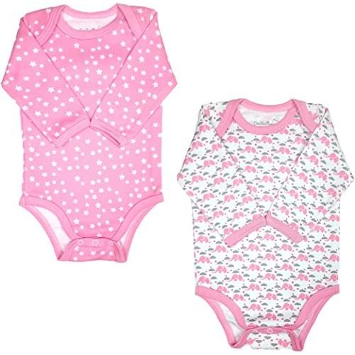 123 Bear Baby Bodysuits 100% Combed Cotton Unisex Boys Girls