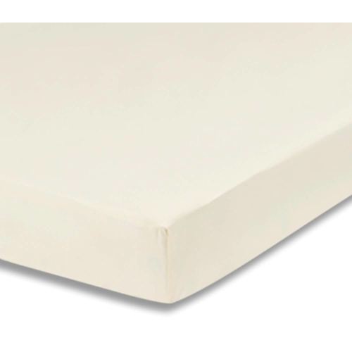 Everyday Kids Fitted Crib Sheet, 100% Soft Breathable Microfiber Baby Sheet, Fits Standard Size Crib Mattress 28in x 52in, Beige Nursery Sheet