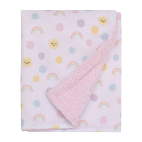 Nojo Sunshine And Rainbow Fleece Baby Blanket