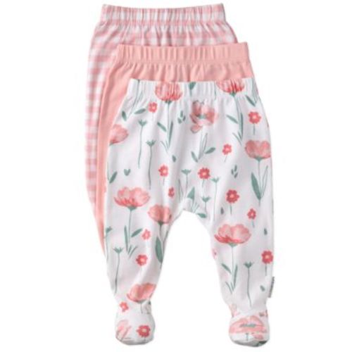 Baby Boys' or Baby Girls' Pull-On Footed Pants, 3-Pack