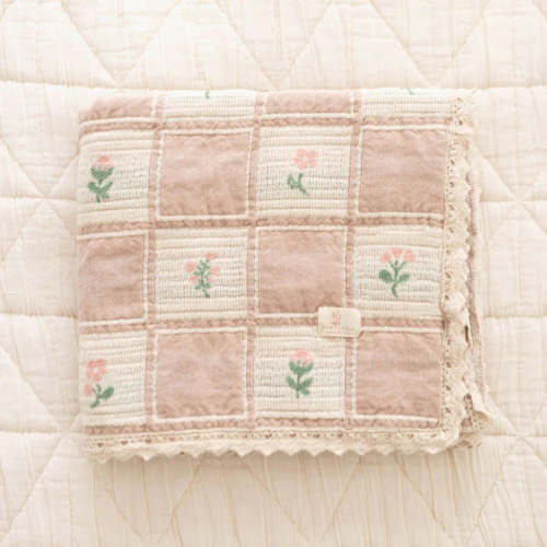 NEW GRAIN PATCHWORK BLANKET || FLEUR