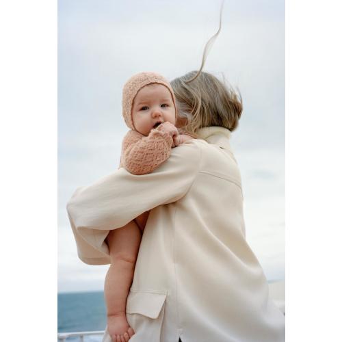 POINTELLE KNIT ROMPER - Beige-pink | ZARA United States