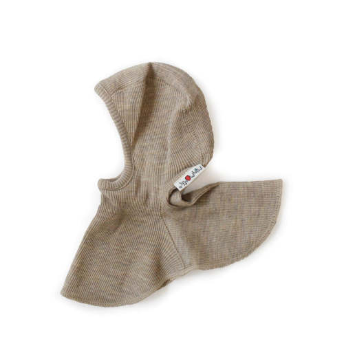 Merino Wool Baby Hood any color, larger size