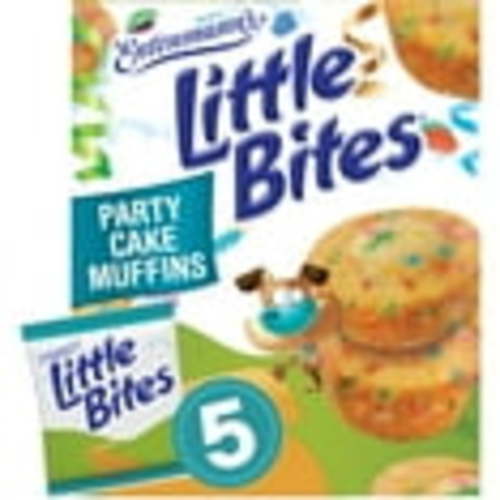 Little Bites Party Cake Muffins, 5 packs, Cake and Sprinkles Mini Muffins, 8.25 oz Box