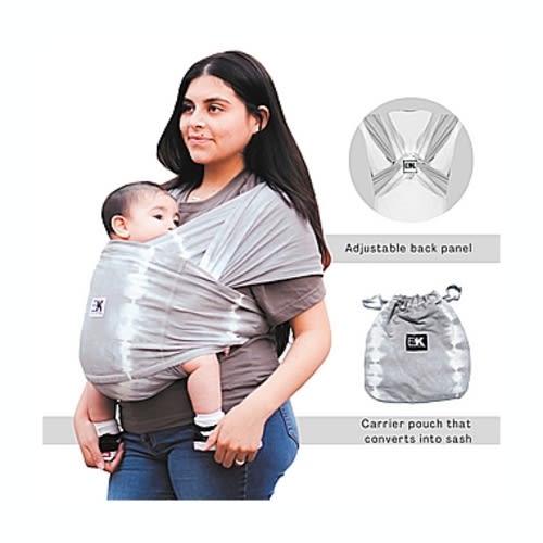 Baby K'tan Pre-Wrapped Ready To Wear Baby Carrier Graphite Grey SBaby K'tan Pre-Wrapped Ready To Wear Baby Carrier   Graphite Grey S