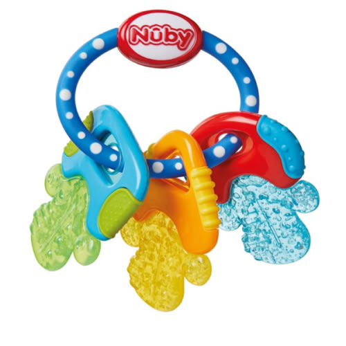 Nuby ICY Bite Keys Teether, Multi
