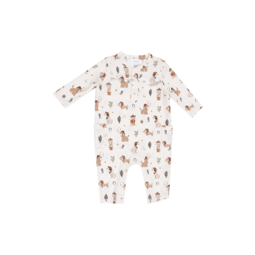 Uni Romper - Cowboy Dogs