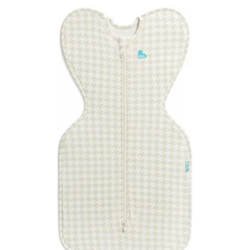 Swaddle Up™ 1.0 TOG Cotton Tan Houndstooth
