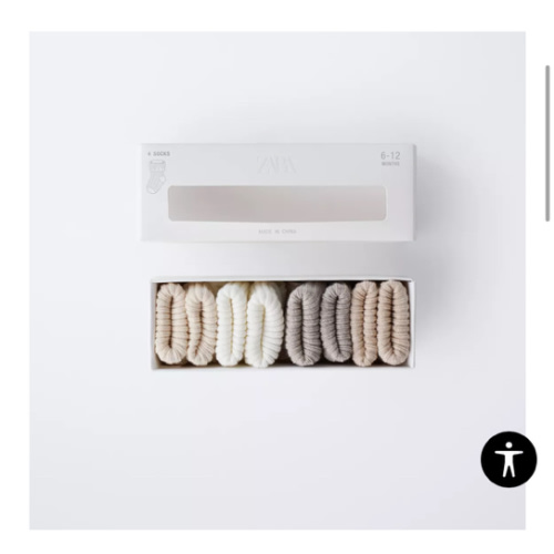 FOUR-PACK OF SOCKS WITH COLOR BOX - Light beige | ZARA United States