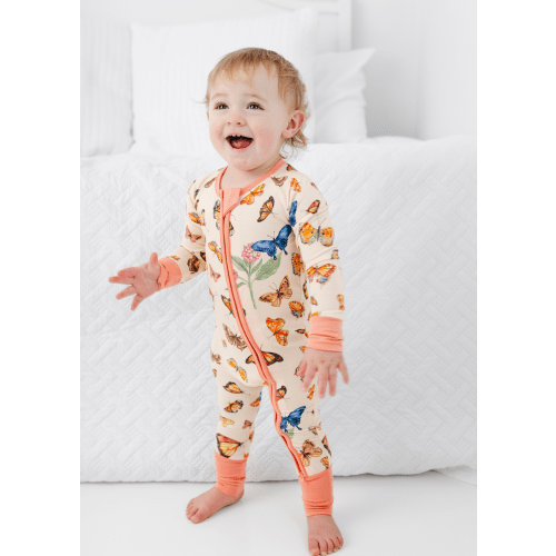 Kensington's Butterflies Bamboo Sleeper – Little Crowns & Capes