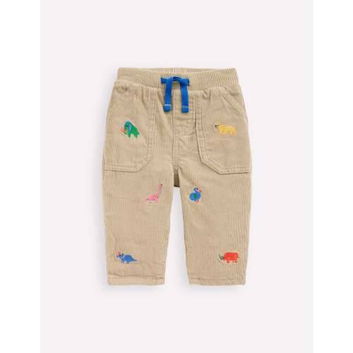 Cosy Lined Pants-Prehistoric Embroidery