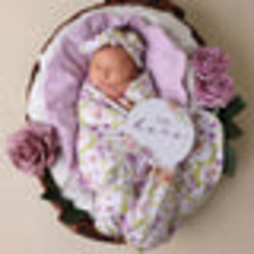 Isla Organic Jersey Wrap & Topknot Set | Snuggle Hunny
