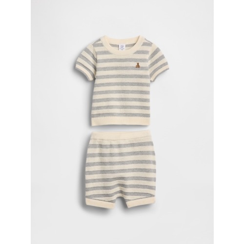 Tenue avec chandail à rayures pour Bébé