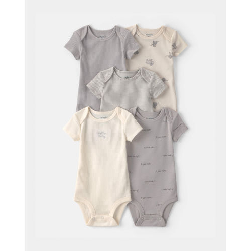 Baby 5-Pack Elephant Multipack Bodysuits