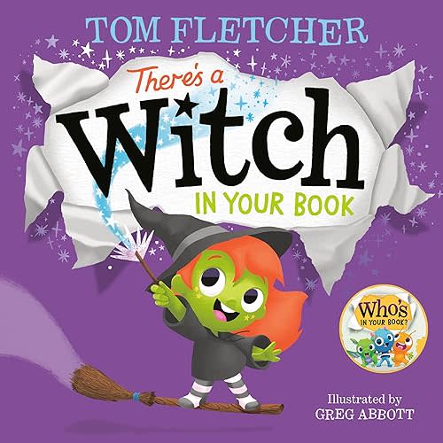 There's a Witch in Your Book: An Interactive Book For Kids and Toddlers (Who's In Your Book?) Paperback – Picture Book, July 25, 2023