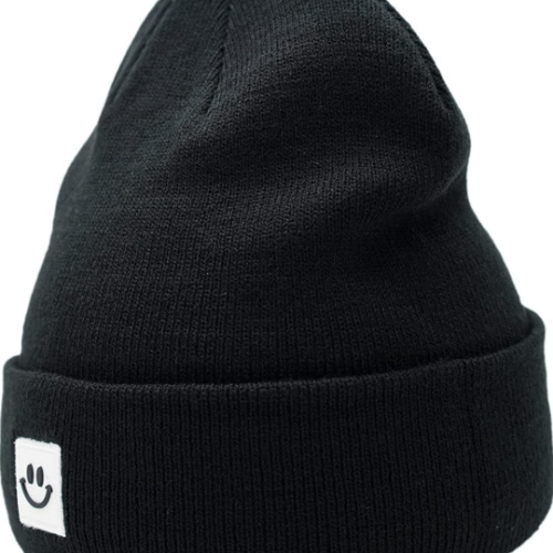 55cube Knit Beanie Hat with Smile Face Unisex