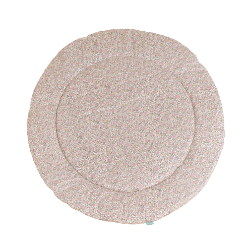 Rounded crawling mat - Peony