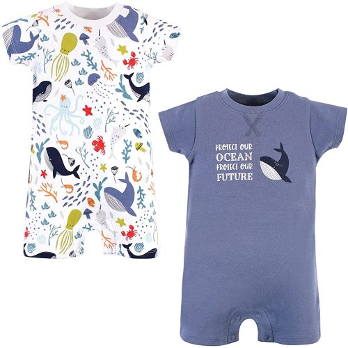 Touched by Nature Organic Cotton Rompers