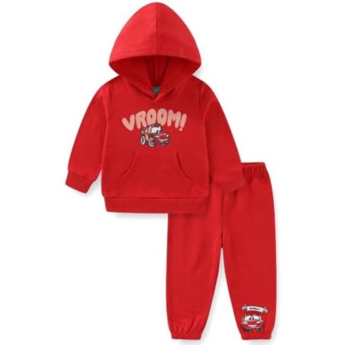 Disney Cars McQueen Baby Boys Hoodie and Fleece Pants Set for Infants