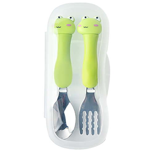 hengsof Toddler Utensils Kids Spoons and Forks Self-feeding, Stainless Steel Baby Silverware, Child Flatware Sets, Travel Cutlery Set