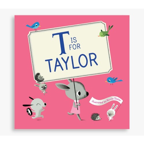 M is For Me Personalized Book, Pink Cover