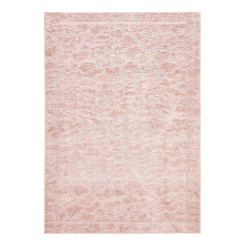 Mainstays Neutral Pink Cheetah Print Indoor Area Rug, 5 ft x 7 ft