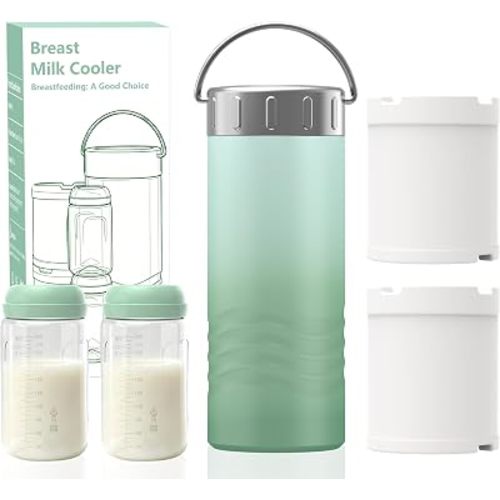 20oz Portable Breastmilk Cooler Bottle for for Work & Travel, 24H Cooling