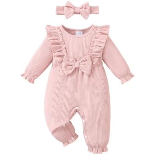 Renotemy Baby Girl Clothes Gifts Newborn Essential Outfit Preemie-12Months