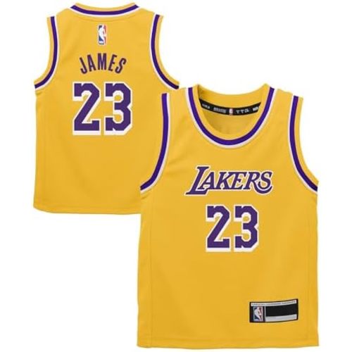 Lebron James Los Angeles Lakers NBA Infants 12-24 Months Yelow Icon Edition Player Jersey